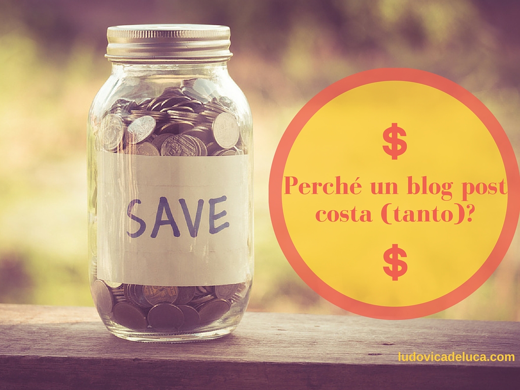 Quanto costa un blog post